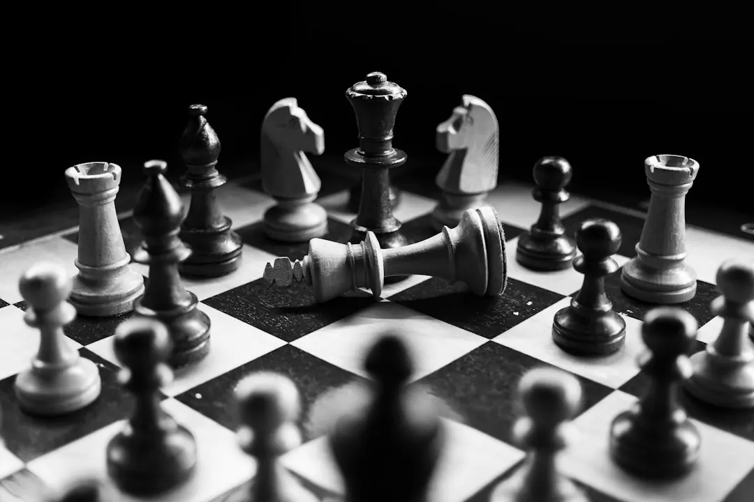Chess pieces, representing strategy and leadership
