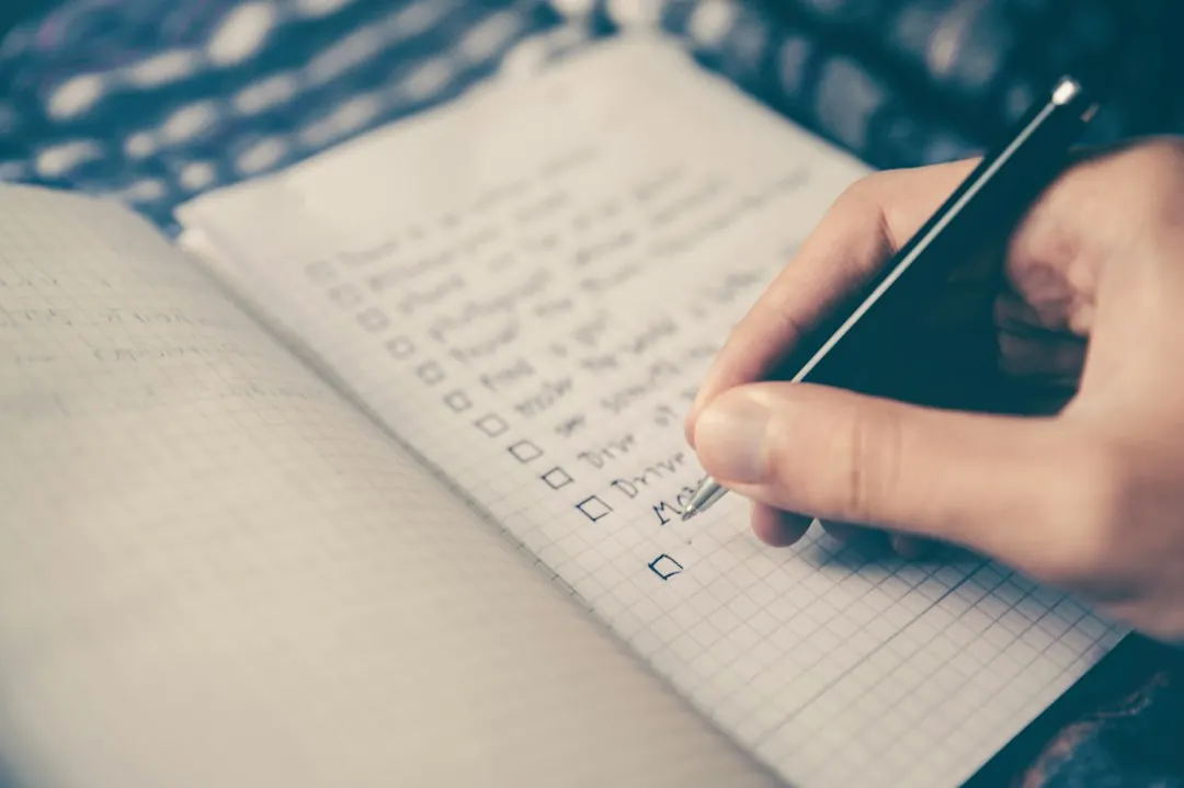 A questionnaire and a pencil
