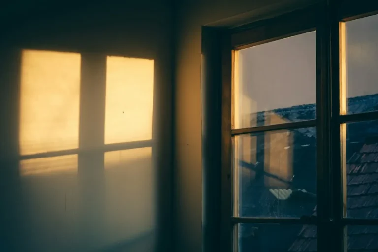 A person in calm window light, representing self-acceptance