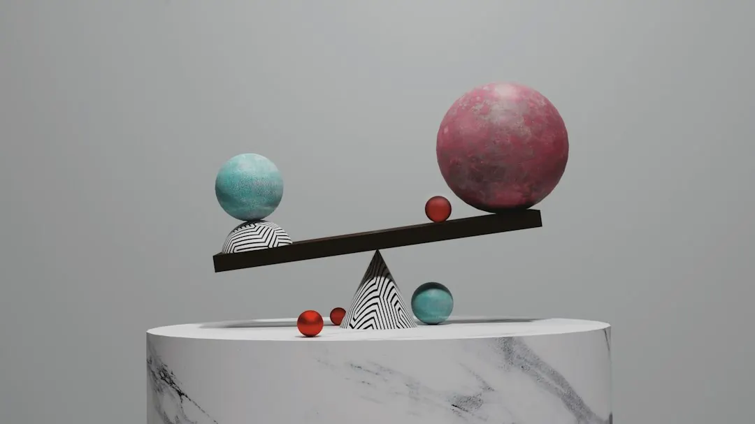 Two sides of a coin, representing balance