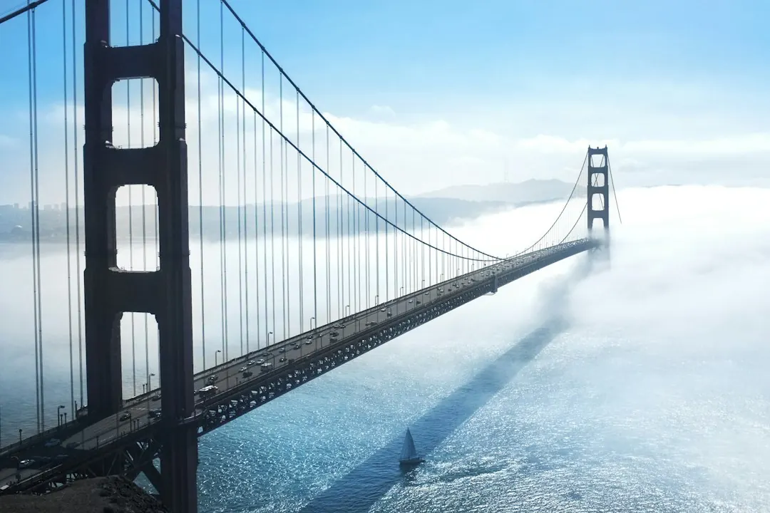A bridge, representing trust between two people